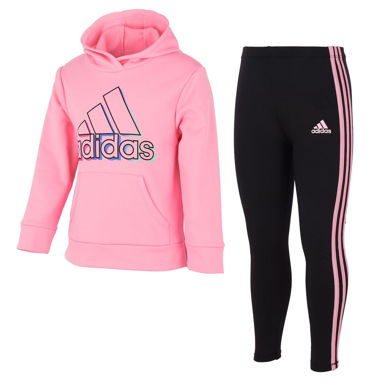 pink adidas outfit