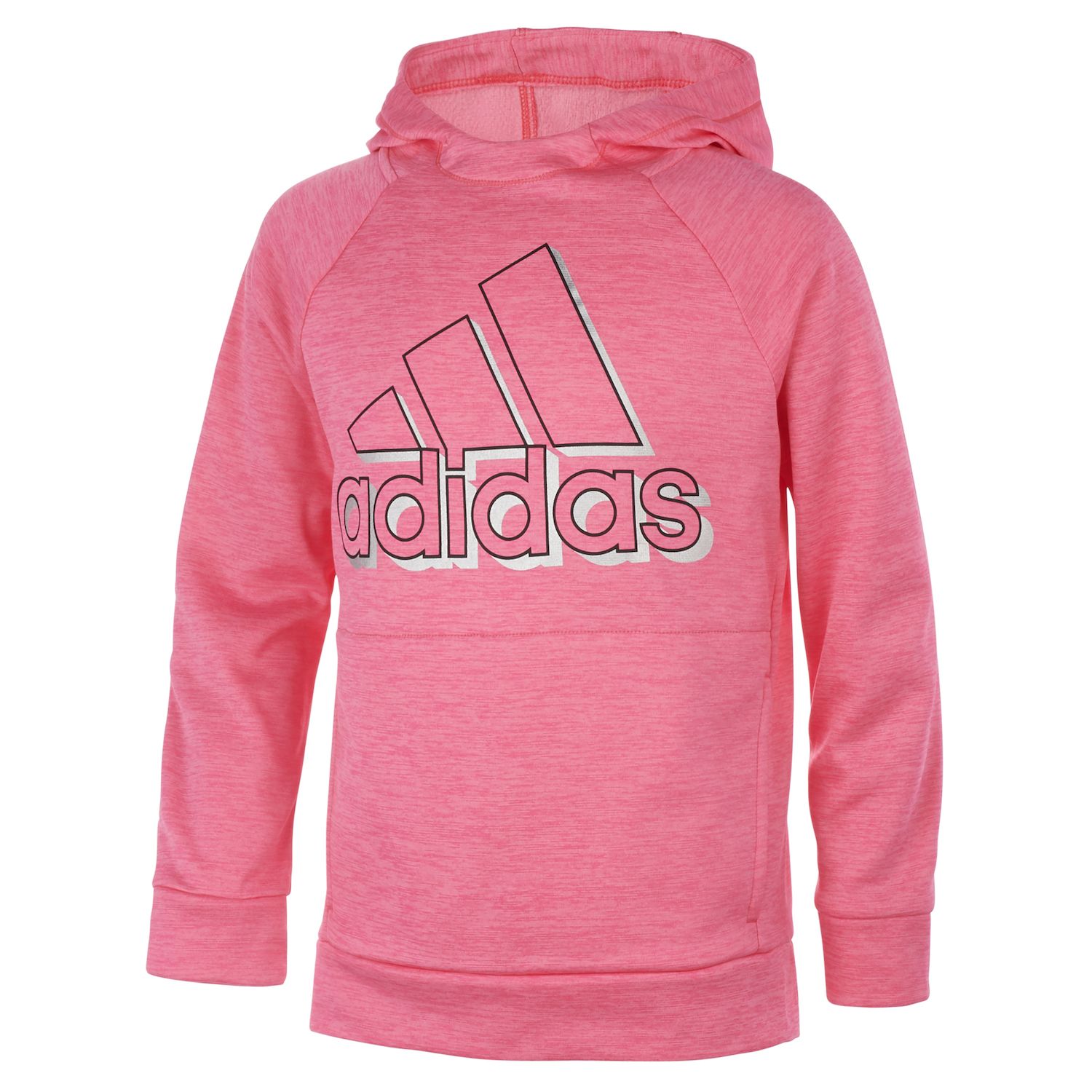 kids pink adidas hoodie
