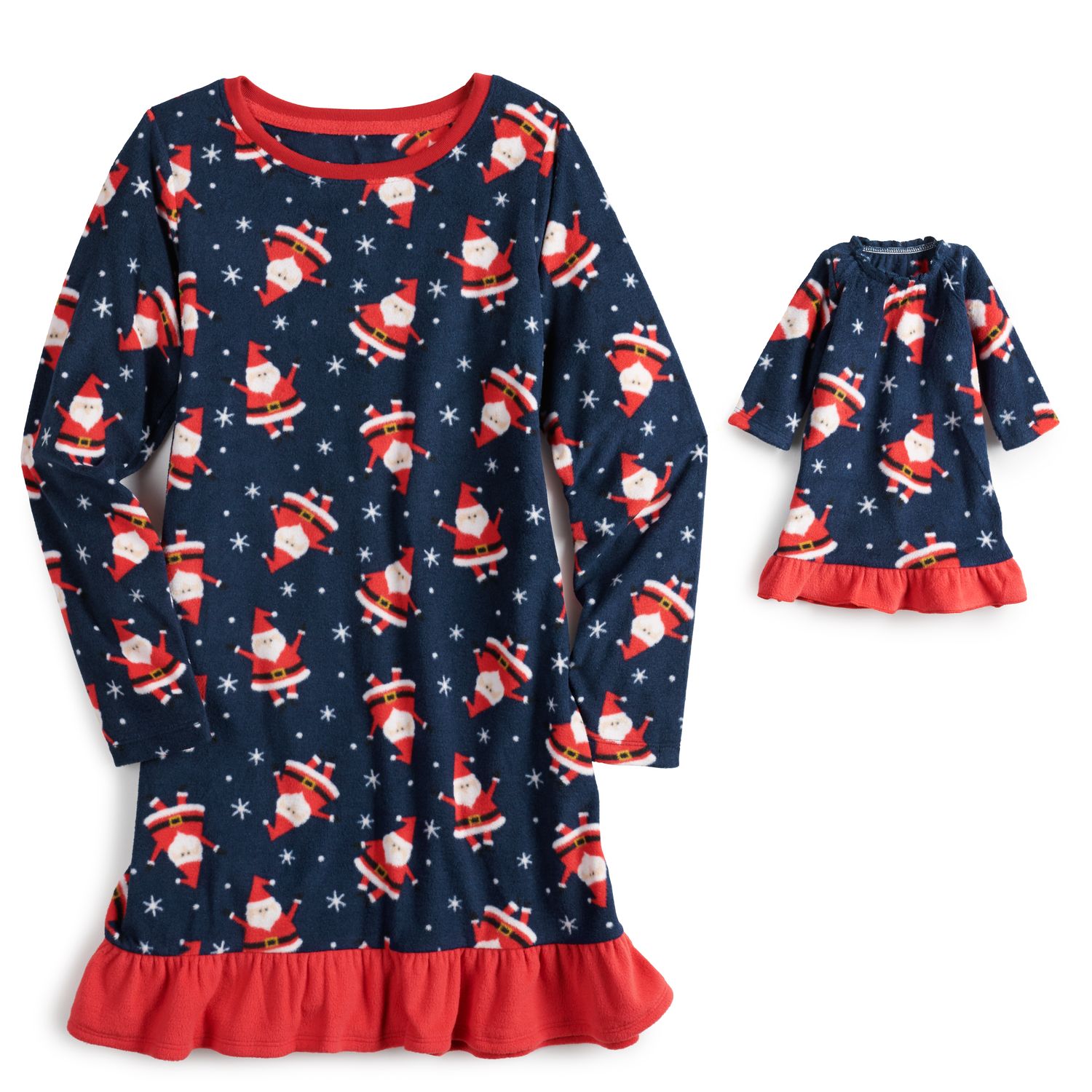 kohls girl and doll pajamas