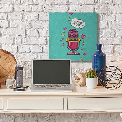 Stupell Home Decor Music Expresses Canvas Wall Art