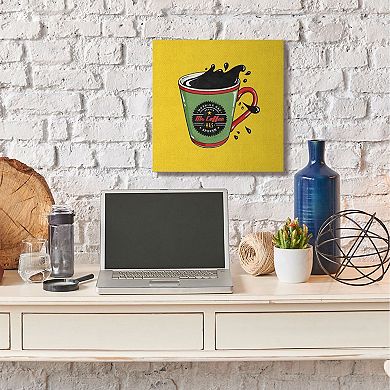 Stupell Home Decor Coffee Has Spoken Canvas Wall Art