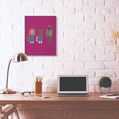 Stupell Home Decor Back To The Future Canvas Wall Art