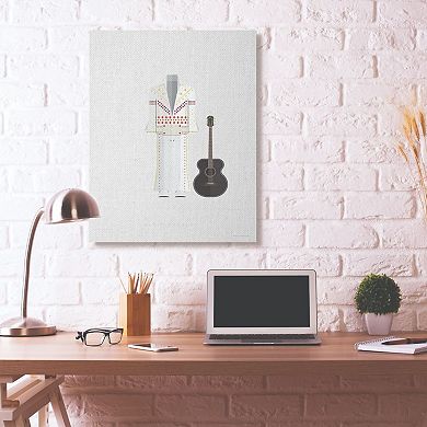 Stupell Home Decor Elvis Canvas Wall Art