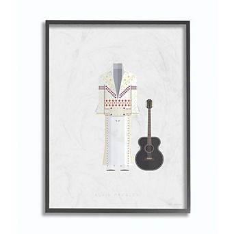 Stupell Home Decor Elvis Framed Wall Art