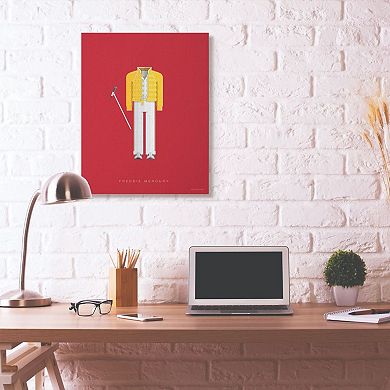 Stupell Home Decor Freddie Mercury Canvas Wall Art