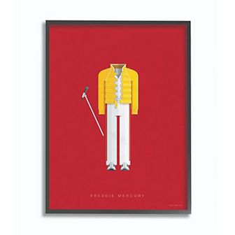 Stupell Home Decor Freddie Mercury Framed Wall Art