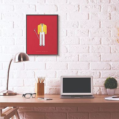 Stupell Home Decor Freddie Mercury Framed Wall Art