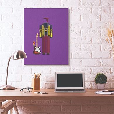 Stupell Home Decor Jimi Hendrix Canvas Wall Art