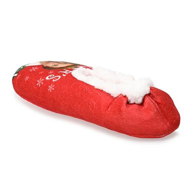 Men's Elf "Santa's Coming" Slipper Socks with Sole Sayings