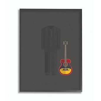 Stupell Home Decor Johnny Cash Framed Wall Art