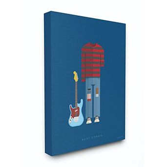 Stupell Home Decor Kurt Cobain Canvas Wall Art