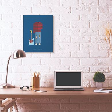 Stupell Home Decor Kurt Cobain Canvas Wall Art