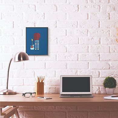 Stupell Home Decor Kurt Cobain Framed Wall Art