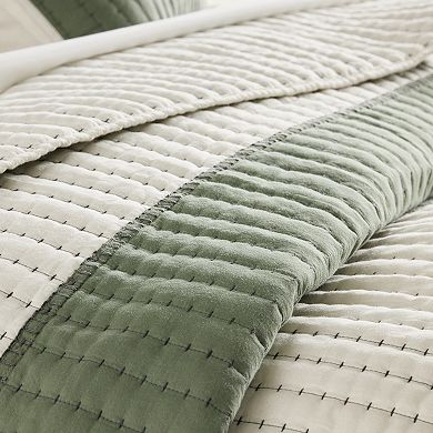 Sonoma Goods For Life® Sunbury Stripe Pieced Quilt or Sham