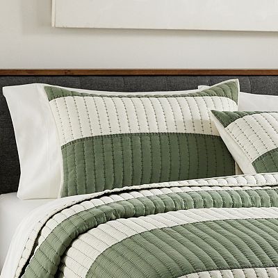 Sonoma Goods For Life® Sunbury Stripe Pieced Quilt or Sham