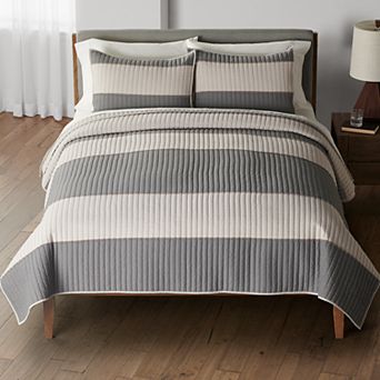 Sonoma Goods For Life® Sunbury Stripe Pieced Quilt or Sham