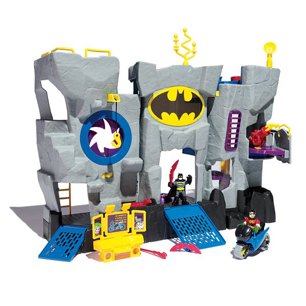Fisher Price Imaginext Dc Super Friends Batman Batcave - the batcave roblox go