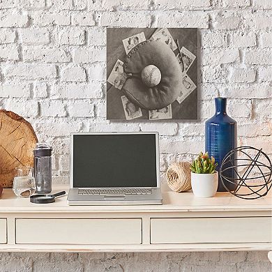 Stupell Home Decor Baseball Cards Canvas Wall Art