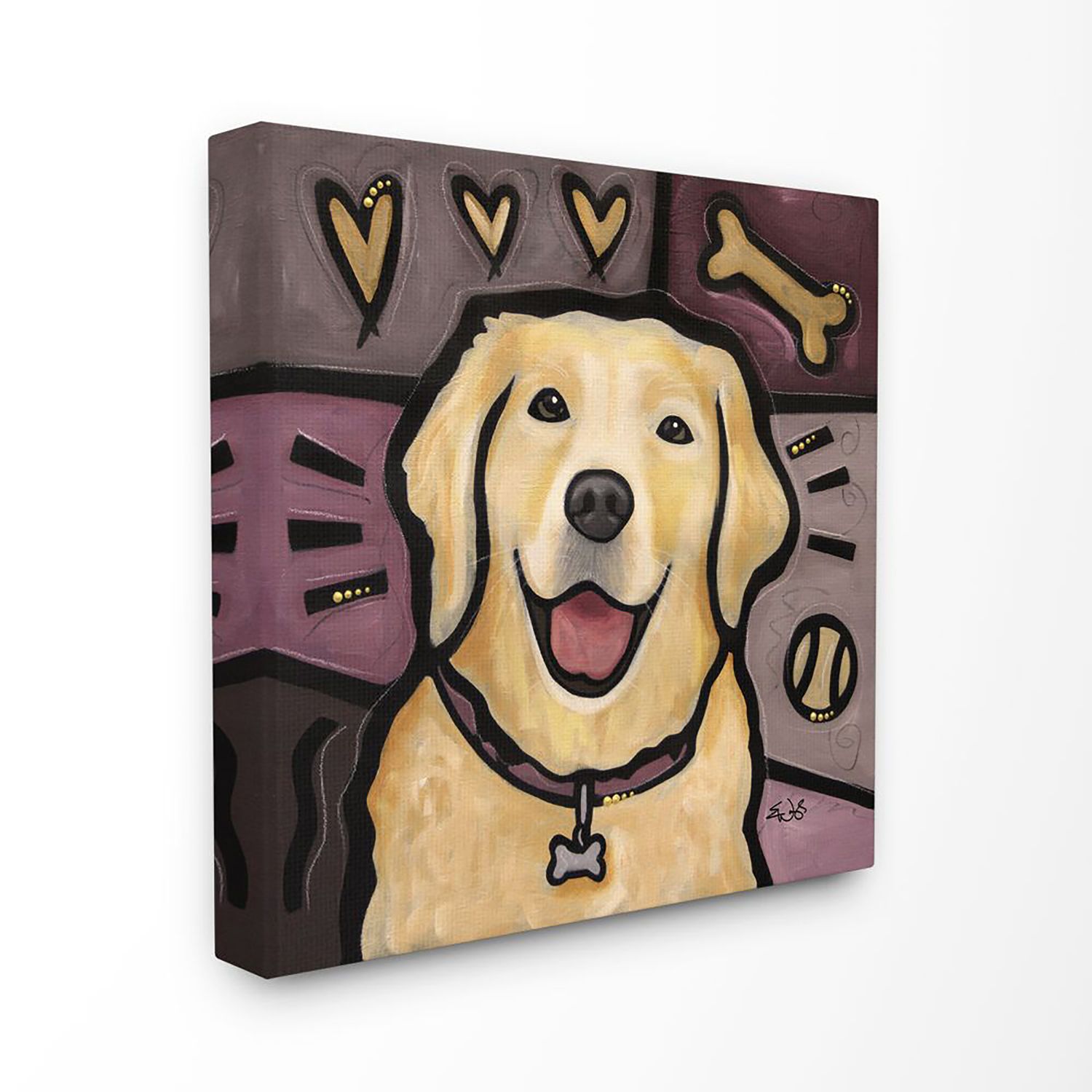 labrador canvas wall art