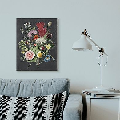 Stupell Home Decor Wildflower Botanical Drawing Canvas Wall Art