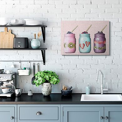 Stupell Home Decor Fruit Smoothie Canvas Wall Art