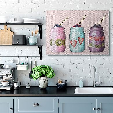 Stupell Home Decor Fruit Smoothie Canvas Wall Art