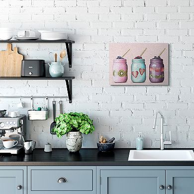 Stupell Home Decor Fruit Smoothie Canvas Wall Art