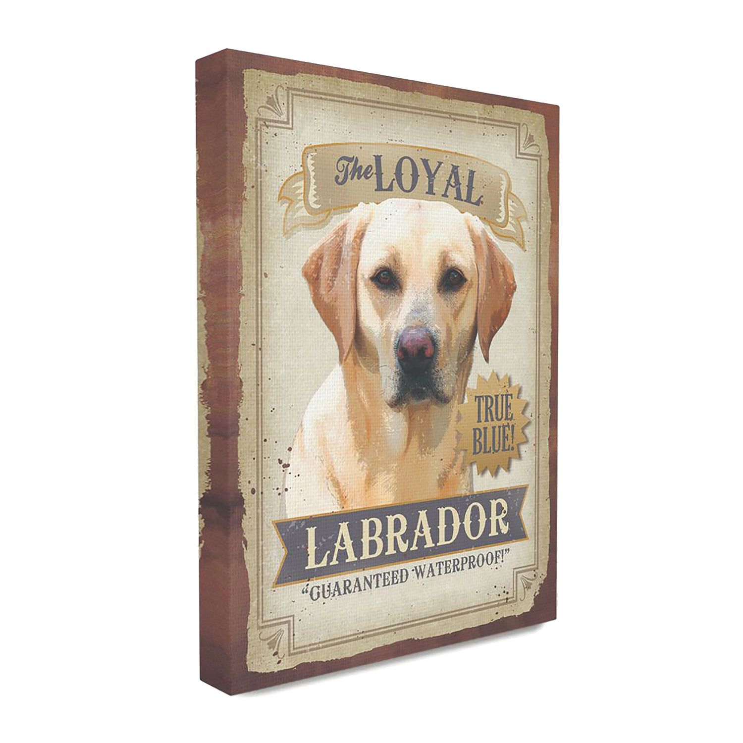 labrador canvas wall art