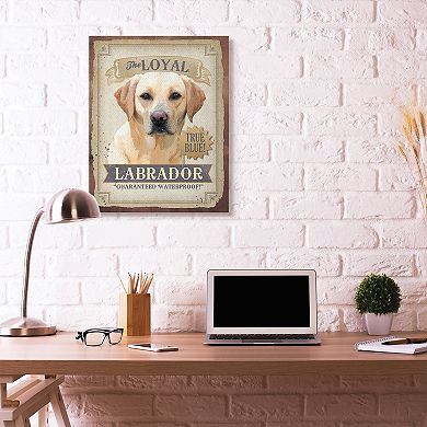 Stupell Home Decor Loyal Labrador Canvas Wall Art