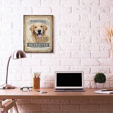 Stupell Home Decor Reliable Retriever Canvas Wall Art