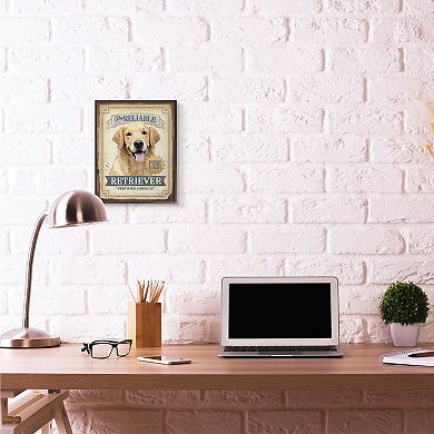 Stupell Home Decor Reliable Retriever Framed Wall Art