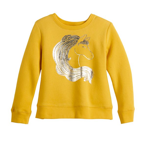 Girls 412 Jumping Beans® Core Fleece Pullover Top