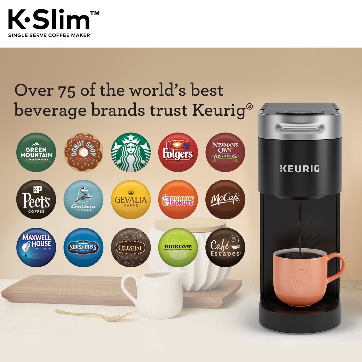 Keurig® K-Slim™ Single-Serve K-Cup Pod® Coffee Maker