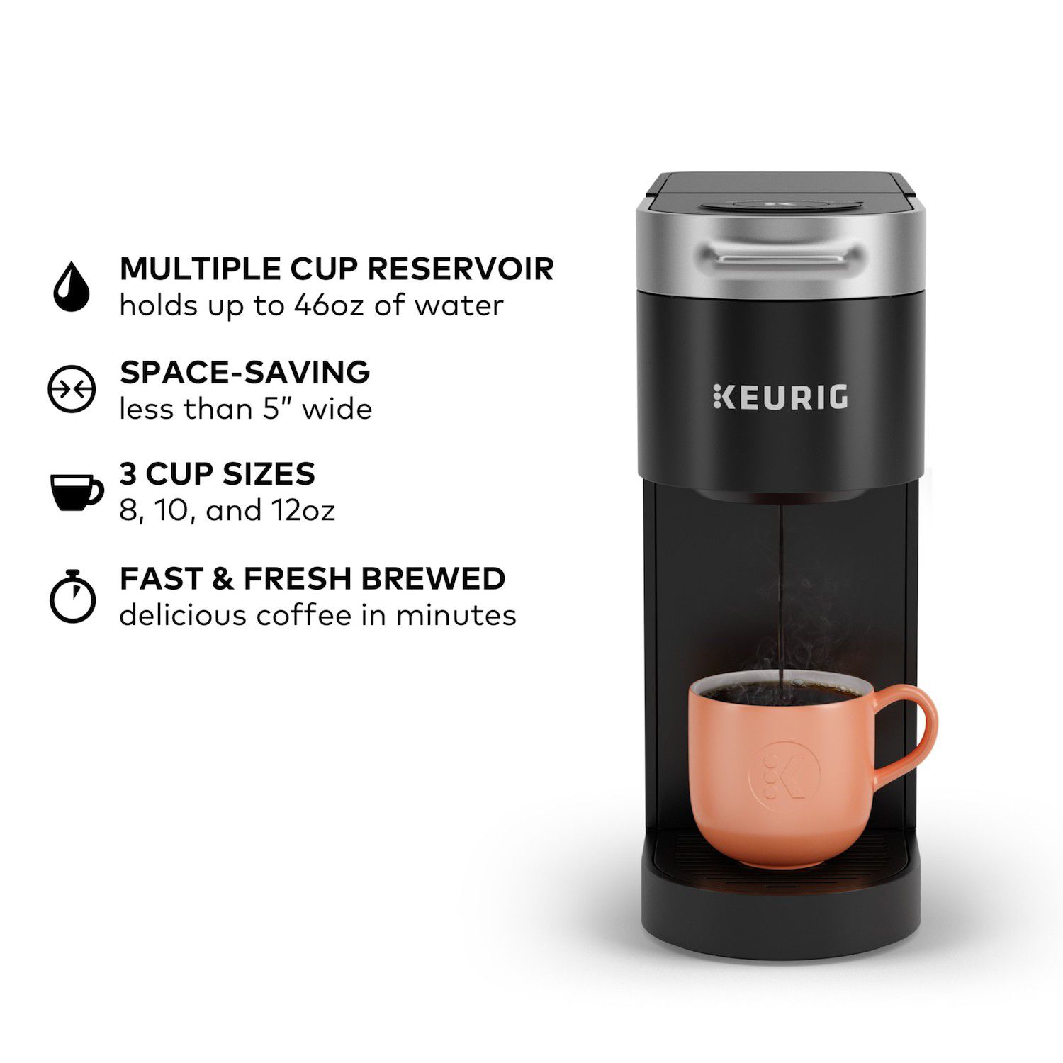 Keurig® K-Slim™ Single-Serve K-Cup Pod® Coffee Maker