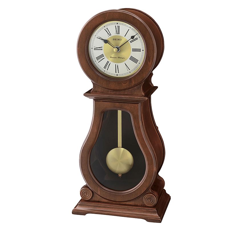 Seiko Albany Mantle Clock, Brown