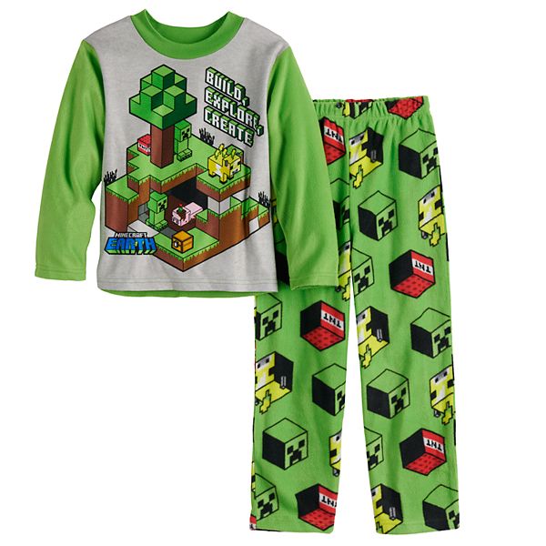 Fleece minecraft online pajamas