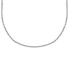 Sterling Silver Cable Chain Necklace - 16-in.