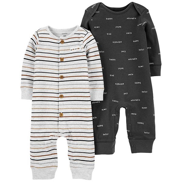 Baby Boy Carter's 2-Pack Cotton Jumpsuits