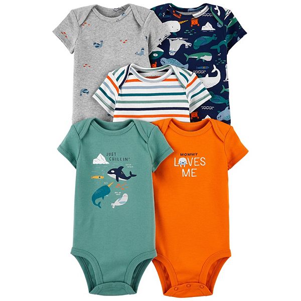 Baby Boy Carter's 5-pack Bodysuits