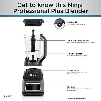 Ninja Professional Plus Blender with Auto-iQ