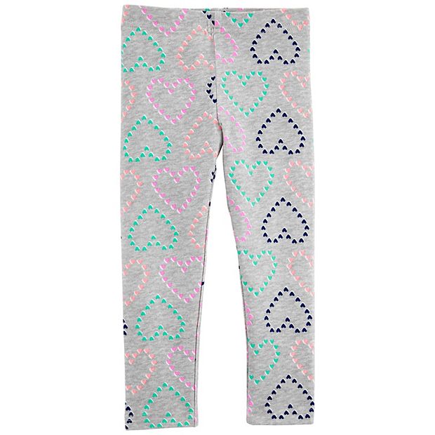 Carter's on sale heart leggings