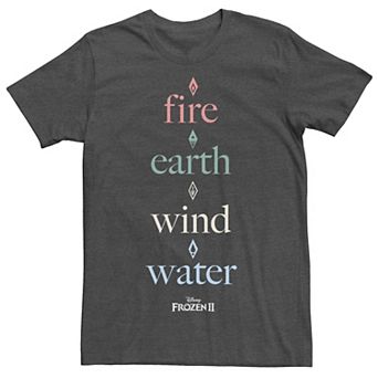 Disney's Frozen 2 Element Simple Text Stack Men's Tee