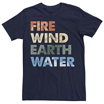 Disney's Frozen 2 Element Text Stack Fill Men's Tee