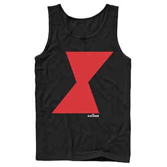 Men's Marvel Black Widow Red Icon Tank Top