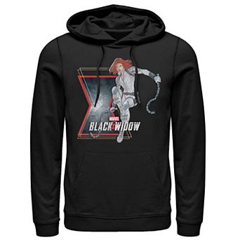 Men's Marvel Black Widow Action Pose Hoodie