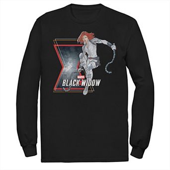 Men's Marvel Black Widow Action Pose Tee