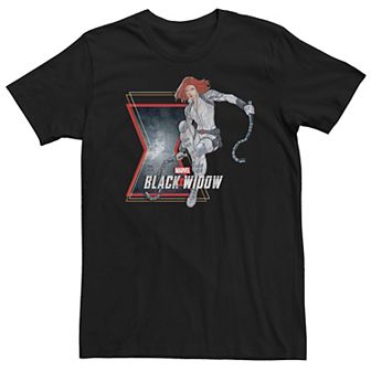 Men's Marvel Black Widow Action Pose Tee