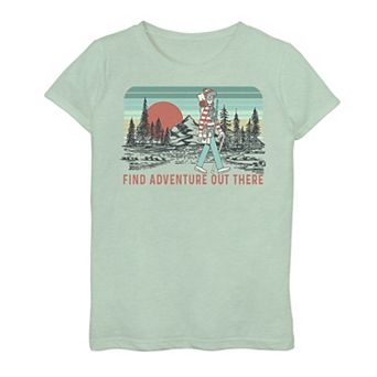 Girls 7-16 Where's Waldo Find Adventure Out There Graphic Tee
