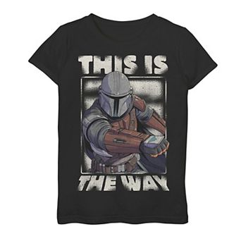 Girls 7-16 Star Wars The Mandalorian This Is The Way Portrait Graphic Tee