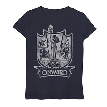 Disney / Pixar's Onward Ian Girls 7-16 Characters Crest Graphic Tee